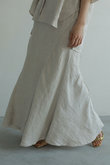リネンロングマーメイドスカート