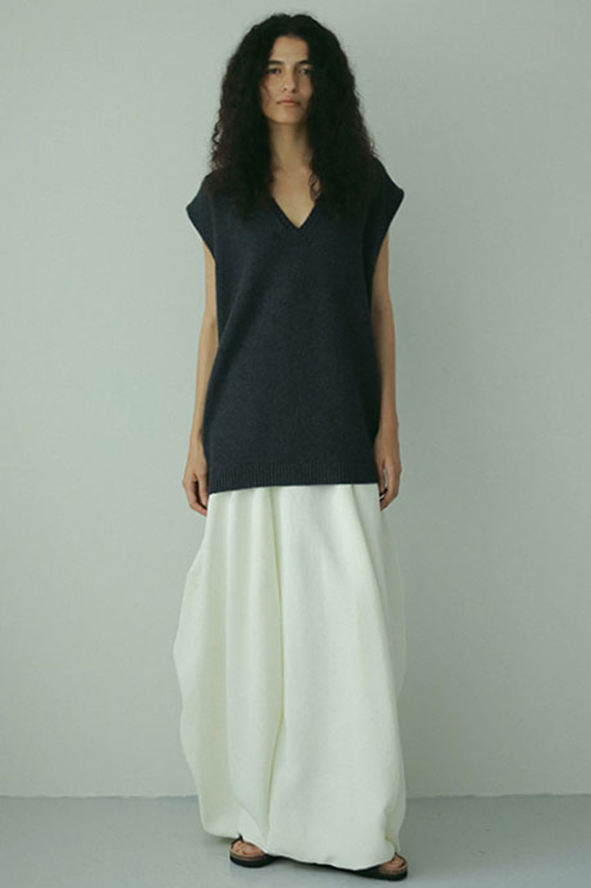 ETRE TOKYO - コットンカシミヤニットベスト - SAGE | ADDICT