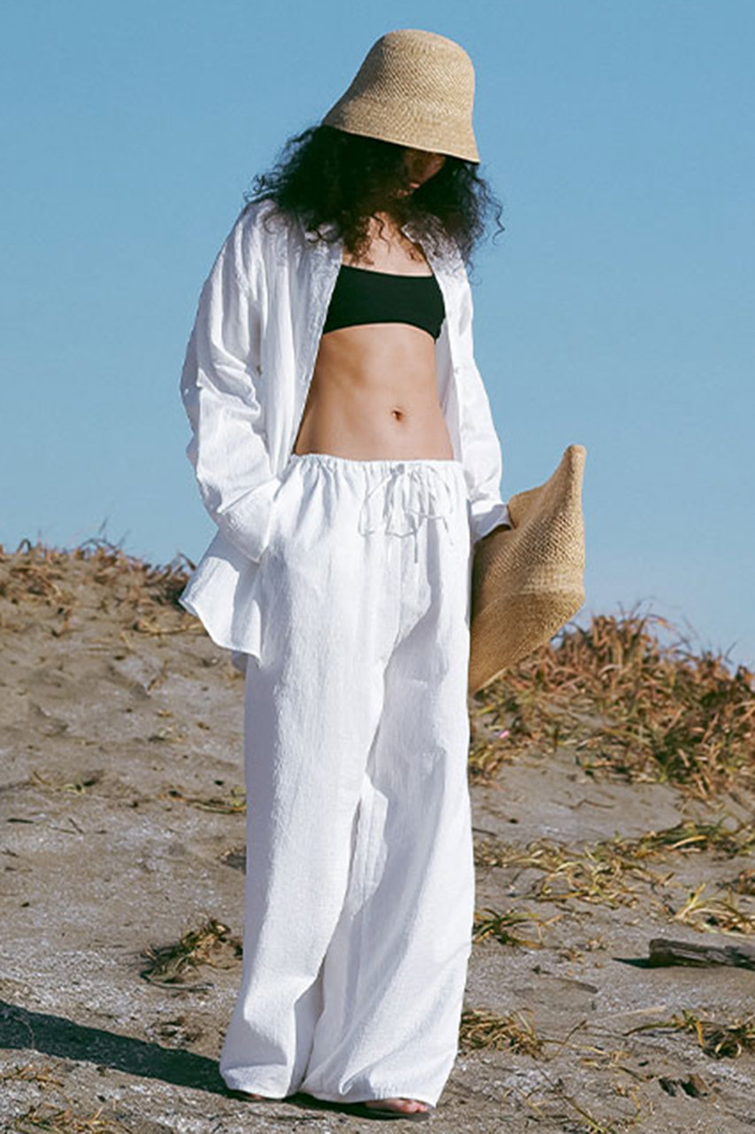 ETRE TOKYO  シアーリネンパンツ - WHITE ETRE TOKYO - シアーリネンパンツ - WHITE | ADDICT WEB SHOP