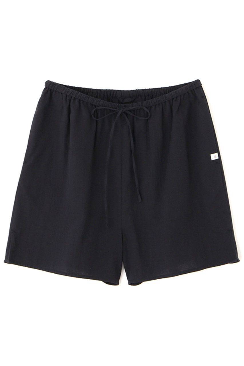 ETRE TOKYO エトレトウキョウ　ベロア　ショートパンツ　ウェストゴム ストライプバルーンショートパンツ(S BLUE): ボトムス │ ETRE