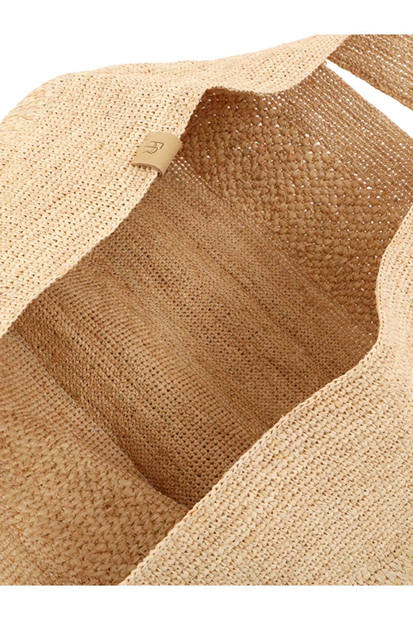 etre tokyo ランドスケープラフィアバッグ(beige)