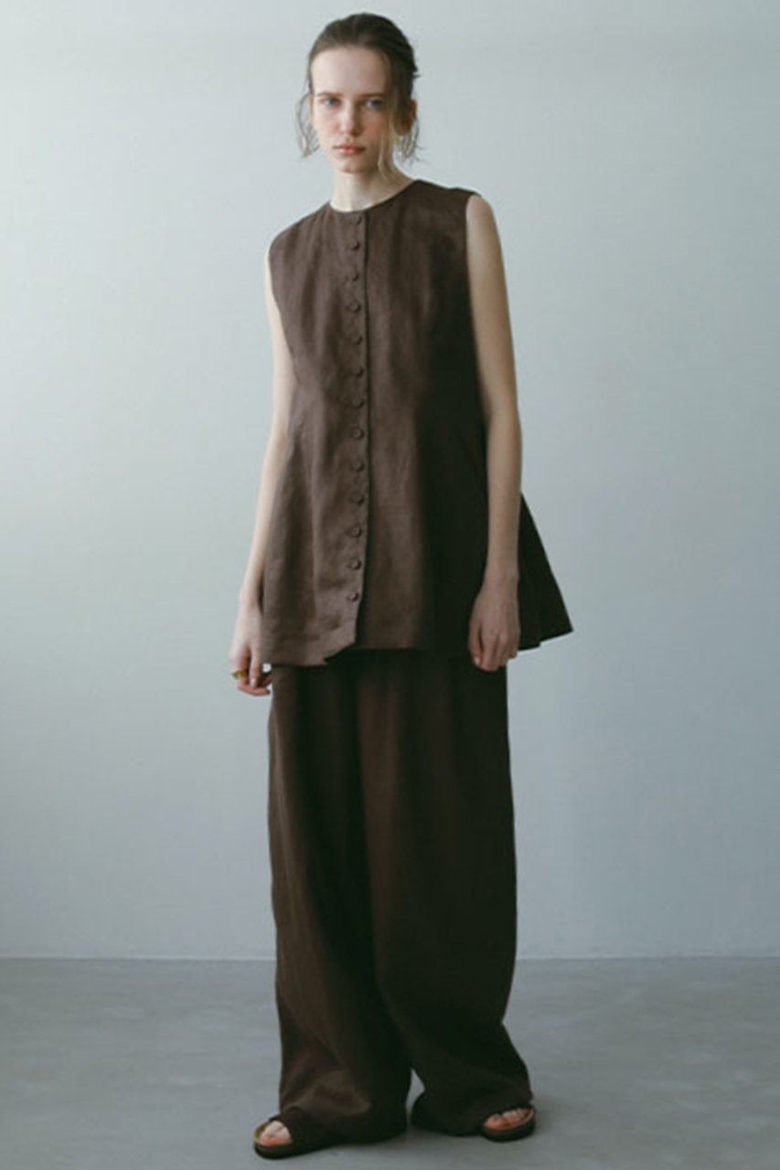 新品未使用タグエトレトウキョウドロストヘムコットンパンツetre ドロストヘムコットンパンツ(S OFF WHITE): ボトムス │ ETRE