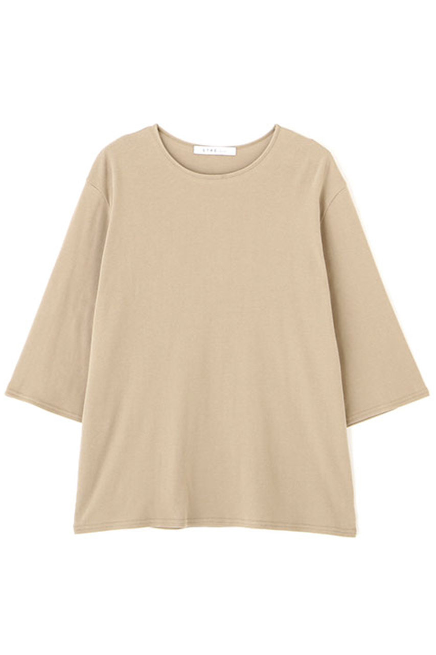ETRE TOKYO ボックスシルエットオーバーサイズTee (ベージュ, F) エトレトウキョウ ELLE SHOP ETRE TOKYO ボックスシルエットオーバーサイズTee (ベージュ, F) エトレトウキョウ ELLE SHOP