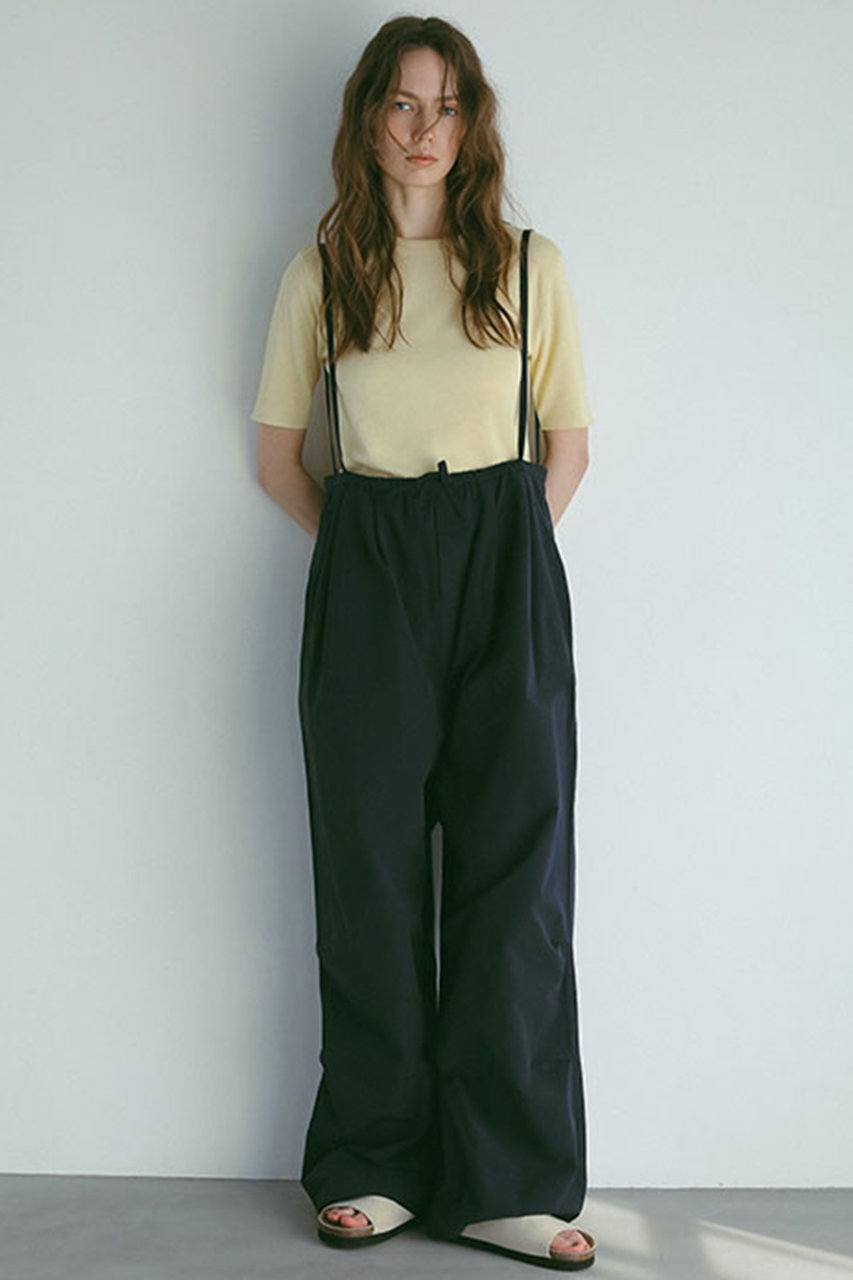 ETRE TOKYO デザインストラップボリュームサスパンツ (ネイビー, M) エトレトウキョウ ELLE SHOP ETRE TOKYO デザインストラップボリュームサスパンツ (ネイビー, M) エトレトウキョウ ELLE SHOP