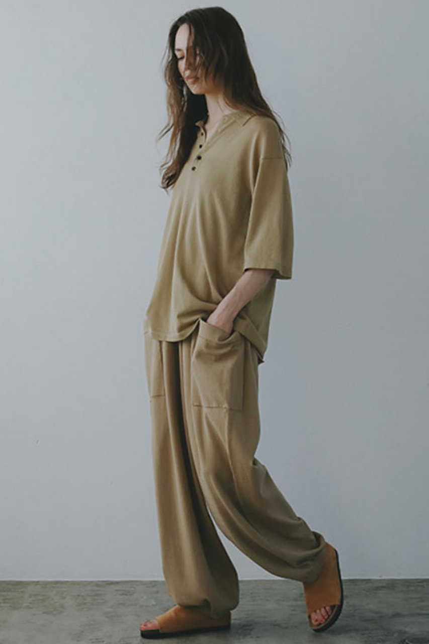 新品　完売　ETRE Tokyo ハーフスリーブニットポロ　ネイビー ETRE TOKYO - ハーフスリーブニットポロ - NAVY | ADDICT WEB SHOP