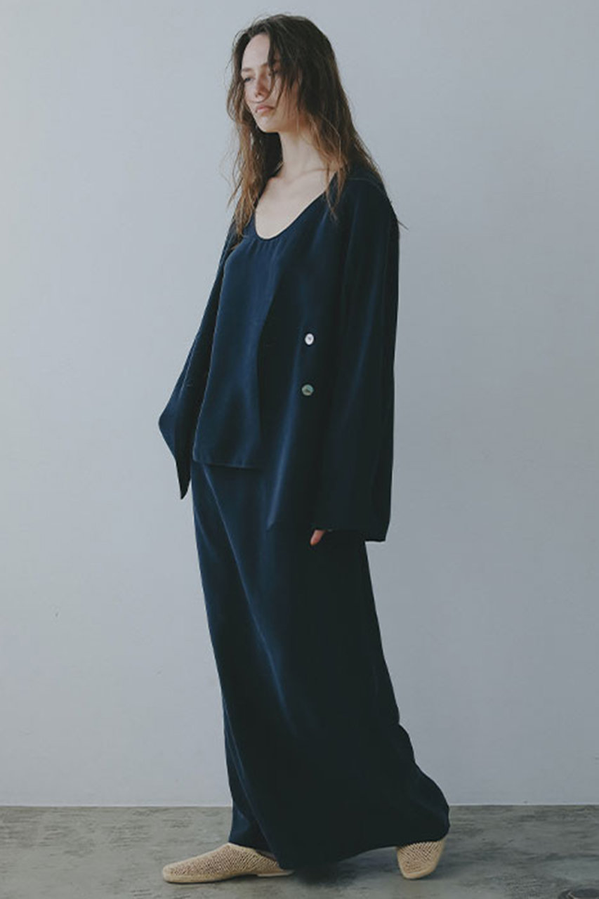 etre tokyo ワークシャツジャケット　ネイビー エトレトウキョウ ETRE TOKYO（エトレトウキョウ）の「ワークシャツジャケット