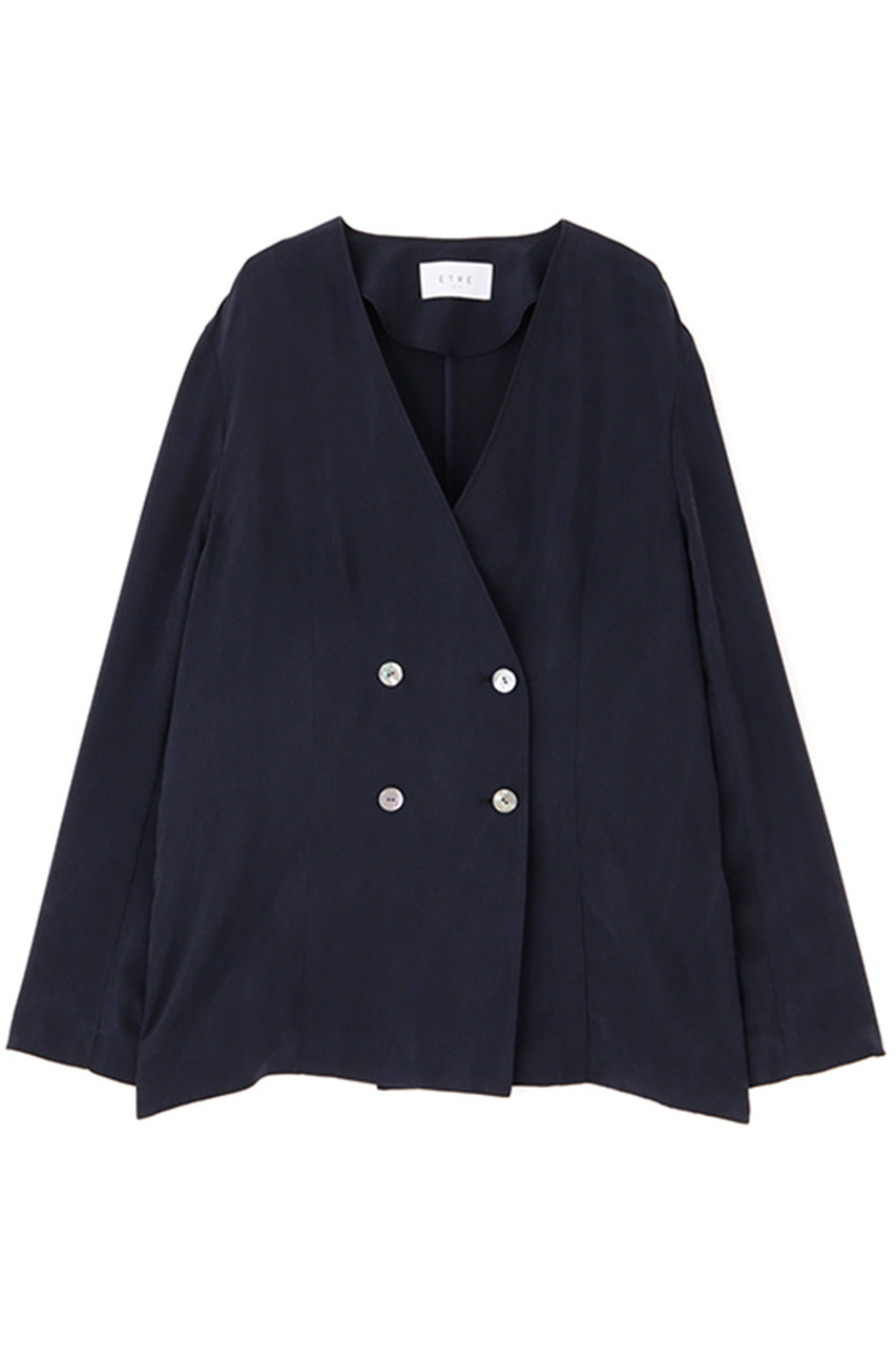 ETRE TOKYO 25SS キュプラシャツジャケット セージ M ETRE TOKYO(エトレトウキョウ)｜キュプラシャツジャケット
