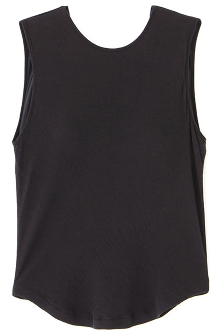 タグ付き新品エトレトウキョウ　ダブルクロススリーブレスカップイン　黒 ETRE TOKYO(エトレトウキョウ)｜ダブルクロススリーブレスカップ