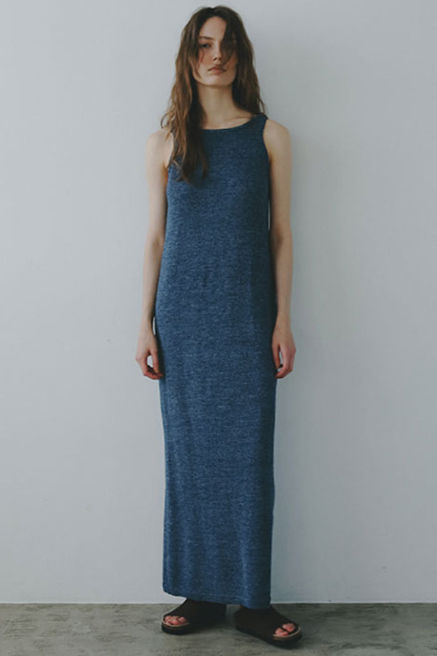 ETRE TOKYO リネンロングニットワンピース (ネイビー, F) エトレトウキョウ ELLE SHOP ETRE TOKYO リネンロングニットワンピース (ネイビー, F) エトレトウキョウ ELLE SHOP