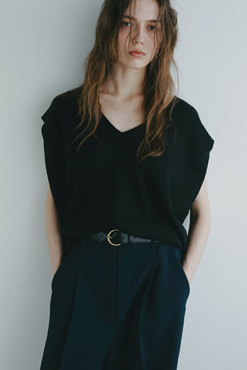 ETRE TOKYO ダブルクロス2wayスリーブレスプルオーバー (ブラック, F) エトレトウキョウ ELLE SHOP ETRE TOKYO ダブルクロス2wayスリーブレスプルオーバー (ブラック, F) エトレトウキョウ ELLE SHOP