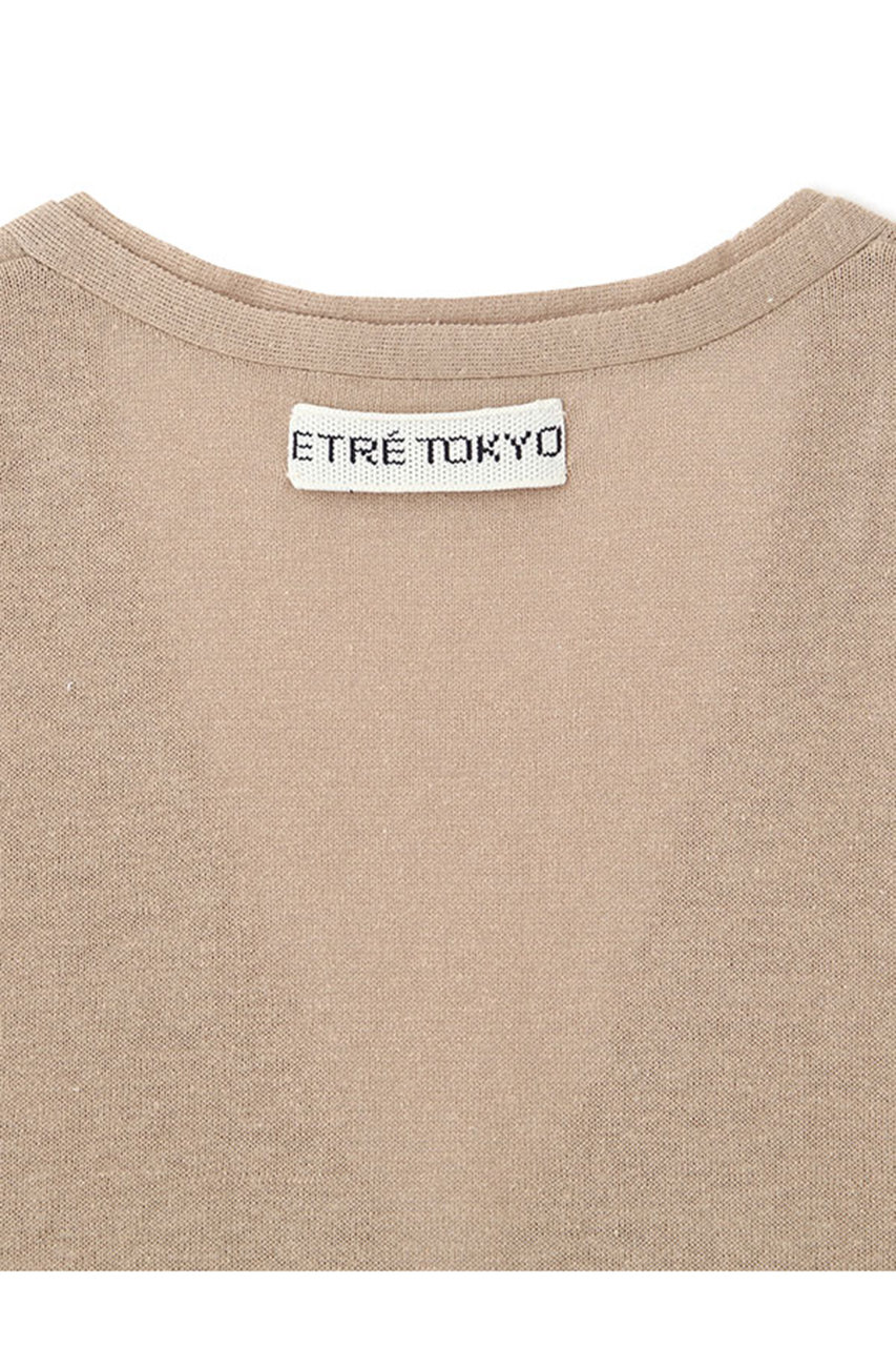 etretokyo エトレトウキョウ カシュクールニット カシミヤ ベージュ etretokyo エトレトウキョウ カシュクールニット カシミヤ ベージュ