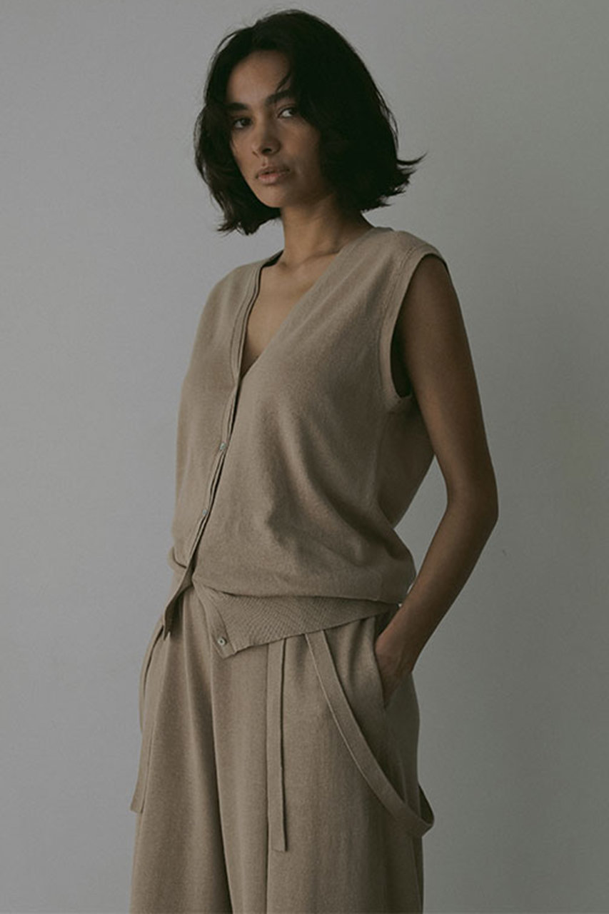 ETRE TOKYO(エトレトウキョウ)｜コットンリネンハイゲージニットベスト