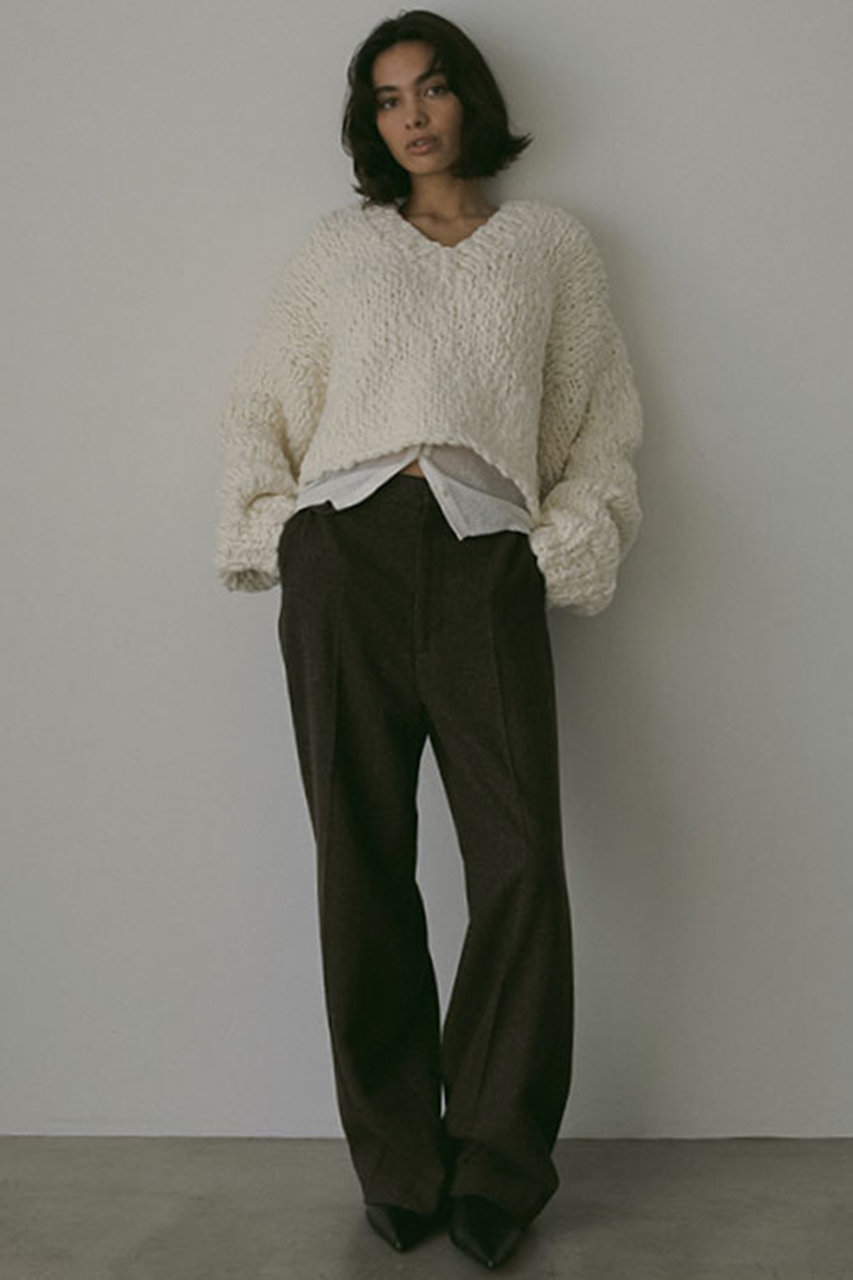 ETRE TOKYO(エトレトウキョウ)｜2wayハンドニットカーディガン/オフ