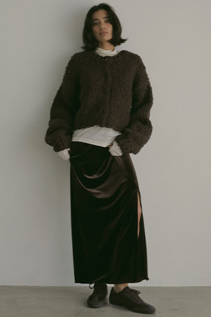 新品☆エトレトウキョウ　2wayハンドニットカーディガン　ブラウン ETRE TOKYO(エトレトウキョウ)｜2wayハンドニットカーディガン