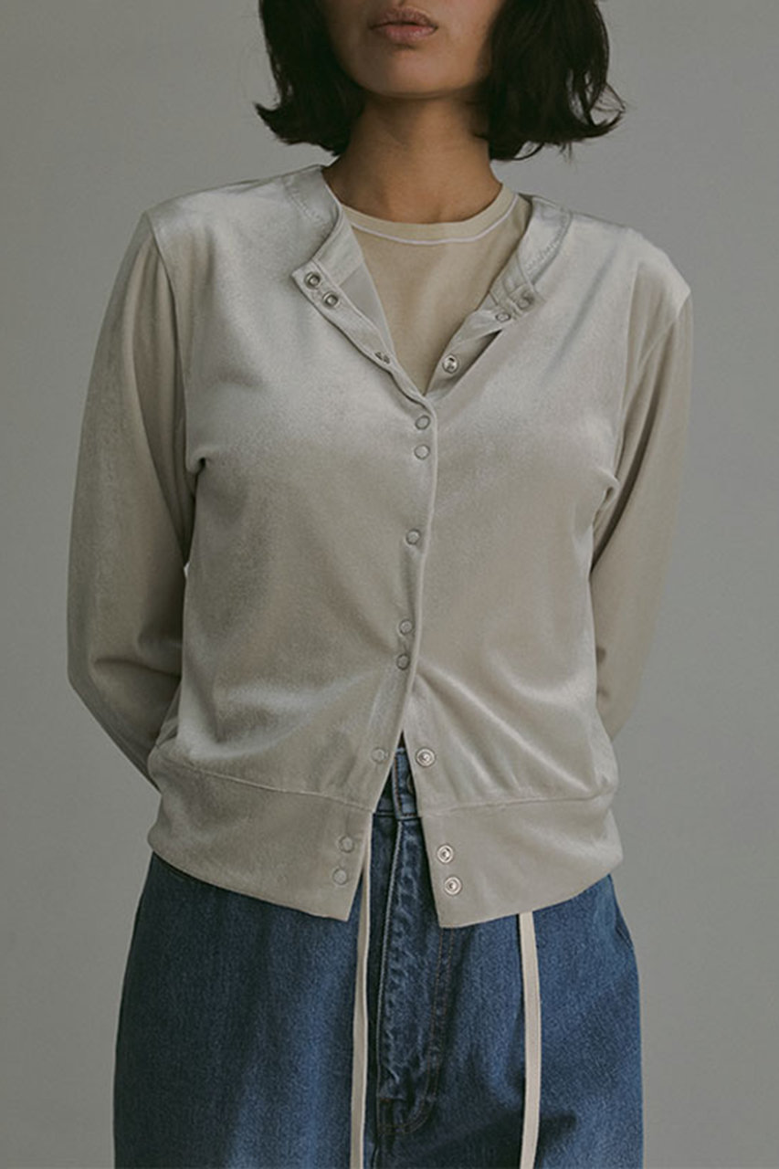 ETRE TOKYO リングドットベロアトップス (ライトベージュ, F) エトレトウキョウ ELLE SHOP ETRE TOKYO リングドットベロアトップス (ライトベージュ, F) エトレトウキョウ ELLE SHOP