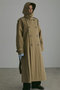 フードストールロングトレンチコート エトレトウキョウ/ETRE TOKYO ベージュ