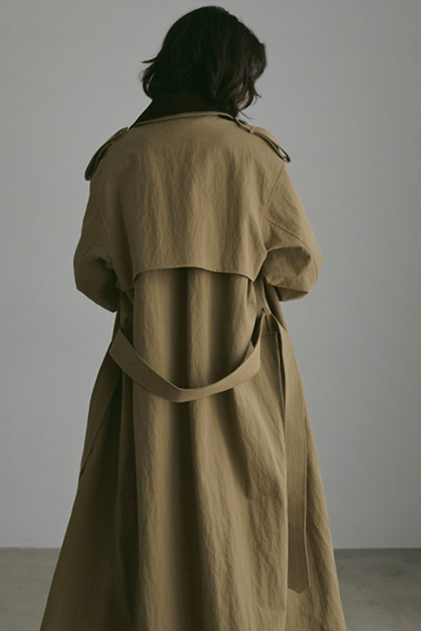 ETRE TOKYO(エトレトウキョウ)｜フードストールロングトレンチコート