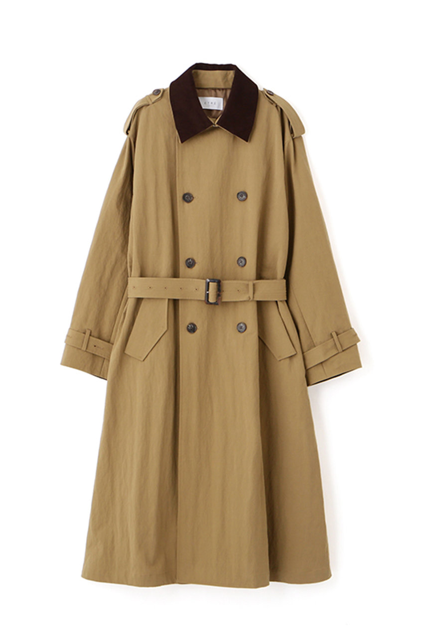 ETRE TOKYO(エトレトウキョウ)｜フードストールロングトレンチコート