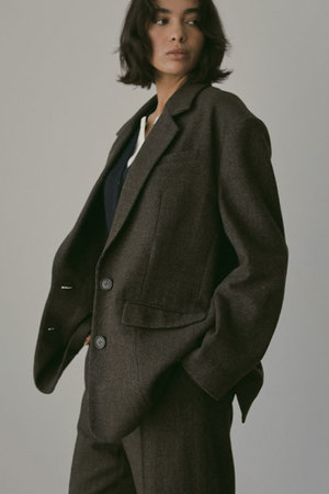 エトレトウキョウ/ETRE TOKYOのチェックツィードテーラージャケット(110800/110801)