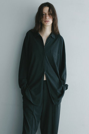 エトレトウキョウ/ETRE TOKYOのフロントファスナーカットシャツ(110400/110403)