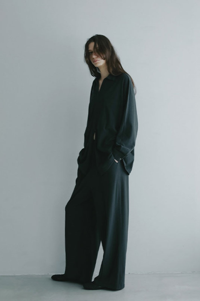 etre tokyo フロントファスナーニット 黒 ETRE TOKYO（エトレ