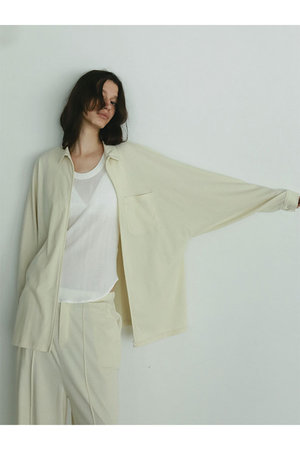 エトレトウキョウ/ETRE TOKYOのフロントファスナーカットシャツ(110400/110403)