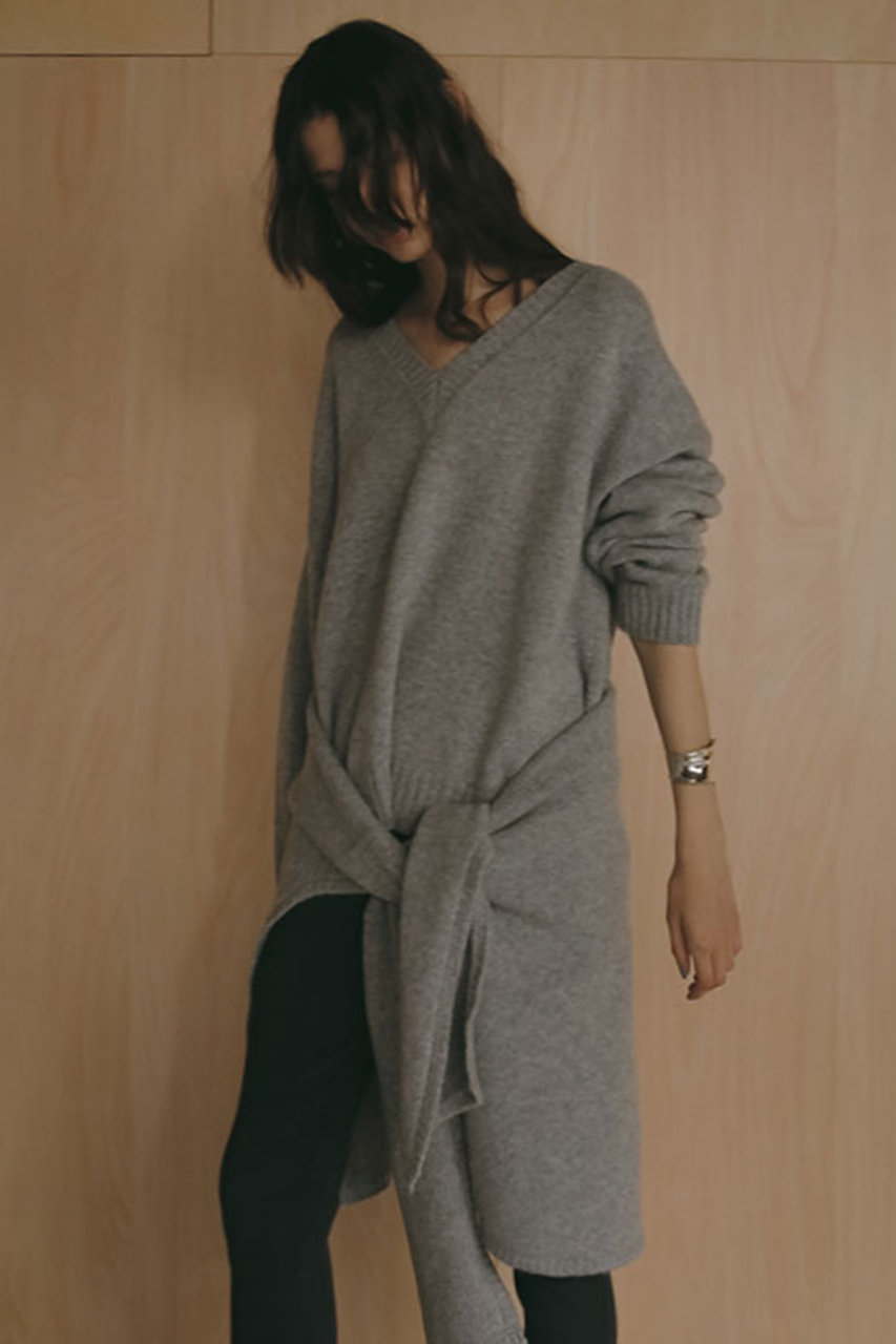 エトレトウキョウ/ETRE TOKYOのレイヤードニットラップスカート(グレー/1225675169-0)