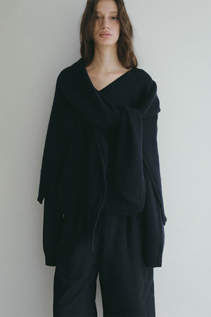 エトレトウキョウ/ETRE TOKYOのレイヤードニットラップスカート