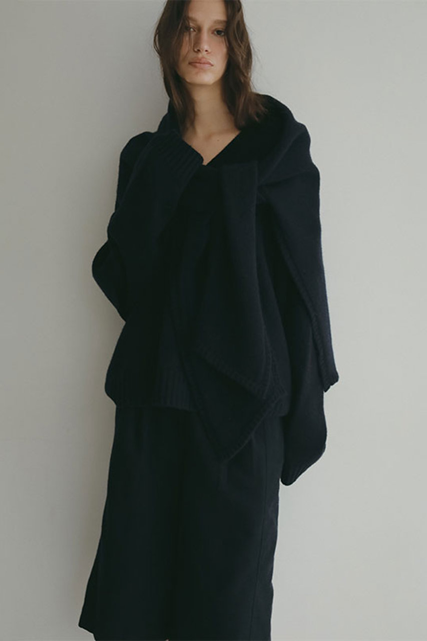 ETRE TOKYO(エトレトウキョウ)｜レイヤードニットラップスカート