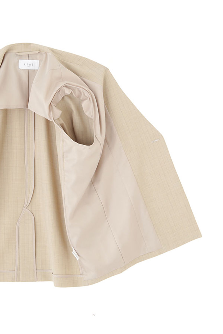 ETRE TOKYO(エトレトウキョウ)｜サイロスパンノーカラーダブルブレスト