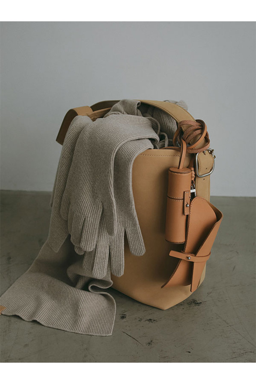 【新品】ETRE TOKYO タンドレザーリップケース　ブラウン ETRE TOKYO - タンドレザーリップケース | ADDICT WEB SHOP