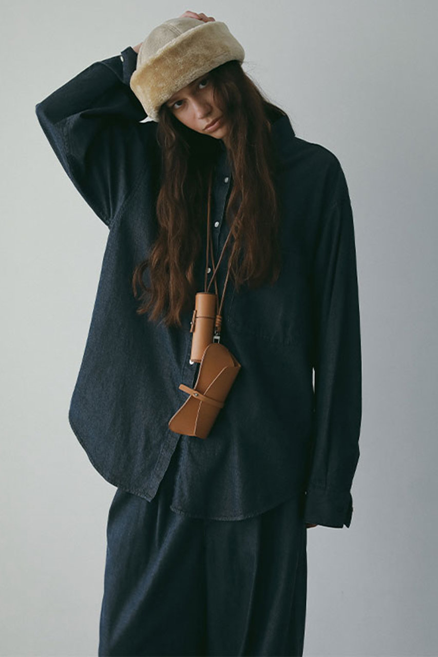 【新品】ETRE TOKYO タンドレザーリップケース　ブラック ETRE TOKYO - タンドレザーリップケース | ADDICT WEB SHOP
