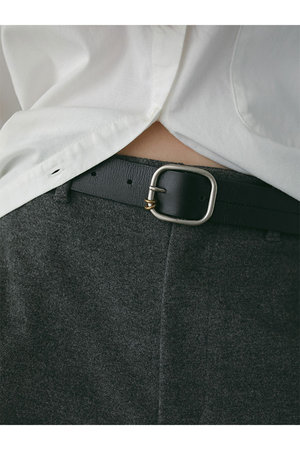 エトレトウキョウ/ETRE TOKYOのブラスリングバックルセンターステッチベルト(140500/140501)