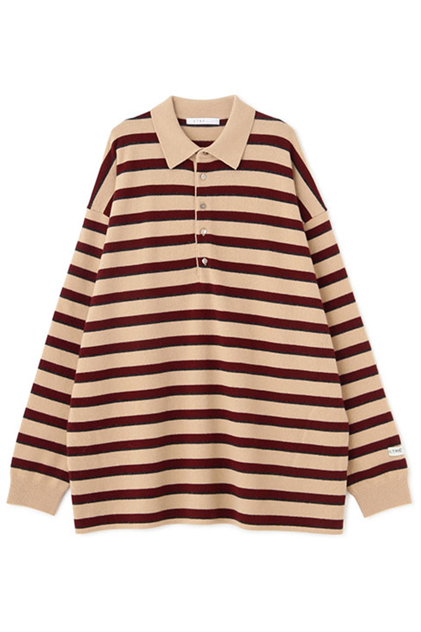 ETRE TOKYO(エトレトウキョウ)｜マルチボーダーニットポロ