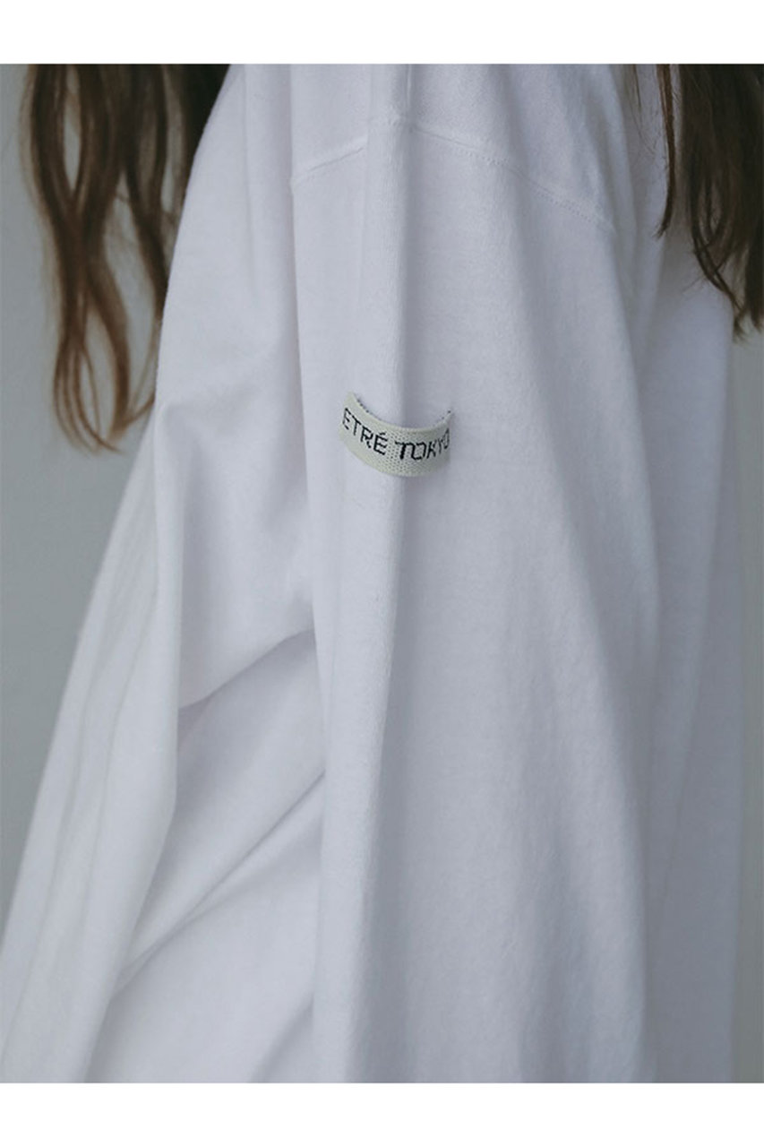 ETRE TOKYO カットオフカフスロンTee グレー　新品　本日のみ価格 カットオフカフスロンTee（カットソー/Tシャツ）｜ETRÉ TOKYO