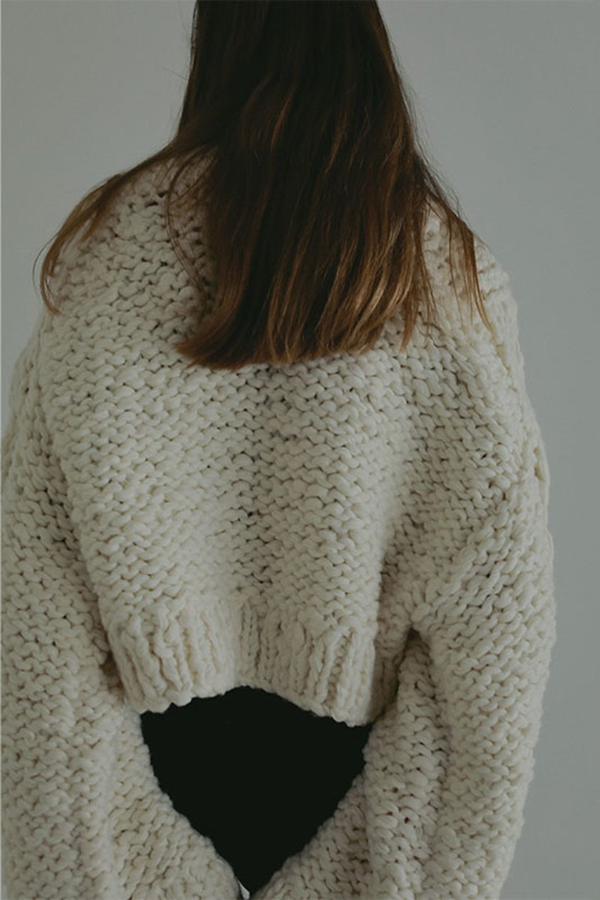 ETRE TOKYO(エトレトウキョウ)｜ハンドニットケーブルプルオーバー