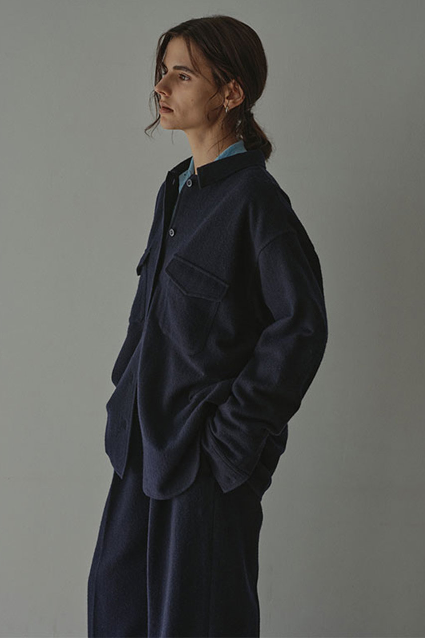 ETRE TOKYO(エトレトウキョウ)｜ウールツイルオーバーサイズシャツ