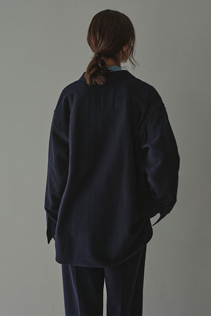 ETRE TOKYO(エトレトウキョウ)｜ウールツイルオーバーサイズシャツ