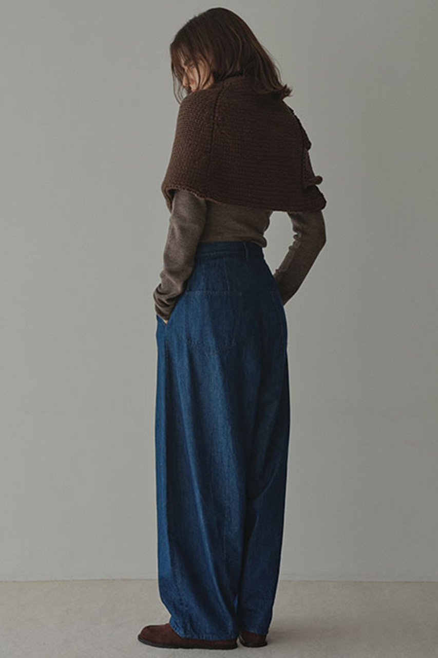 ETRE TOKYO(エトレトウキョウ)｜カーヴィータックデニムパンツ/ブルー