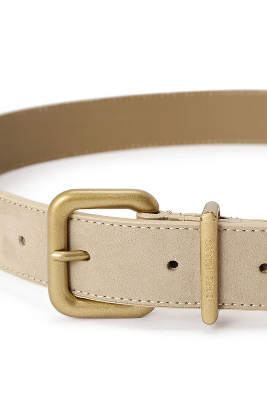 ETRE TOKYO(エトレトウキョウ)｜ヌバックレザースクエアバックルベルト