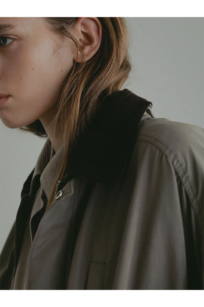 新品 ETRE TOKYO 25SS コンビネックワークディテールジャケット M ETRE TOKYO - コンビネックワークブルゾン (KHIKI) | ADDICT WEB SHOP