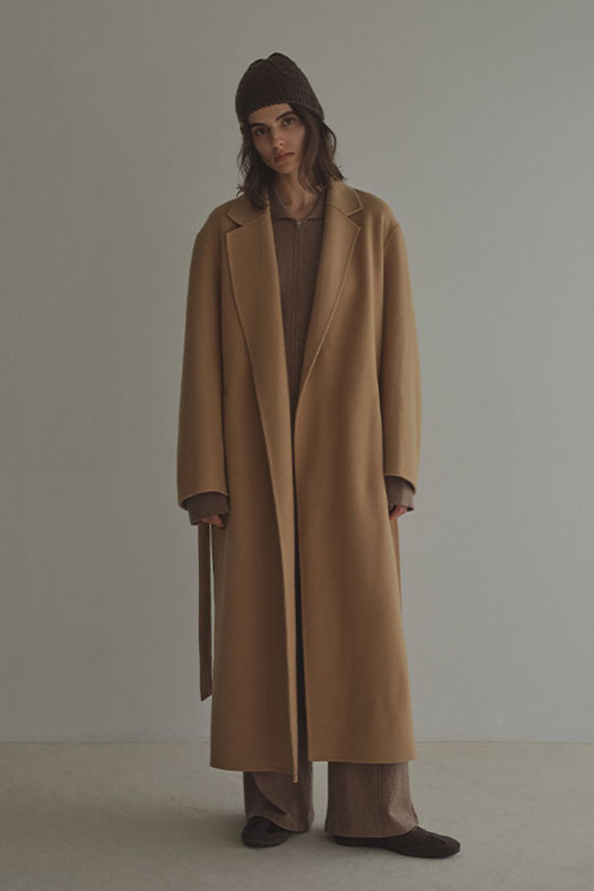 ETRE TOKYO(エトレトウキョウ)｜メルトンロングリバーコート/キャメル