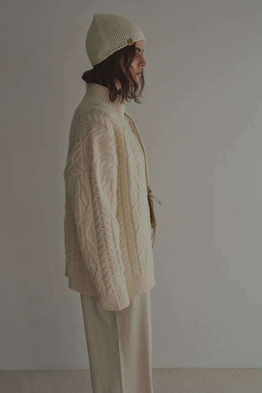 ETRE TOKYO(エトレトウキョウ)｜ダブルジップケーブルニット