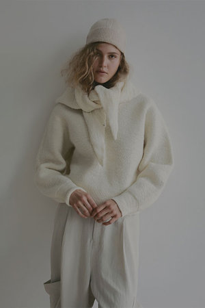 エトレトウキョウ/ETRE TOKYOのバンピーストールニットプルオーバー(110300/110301)