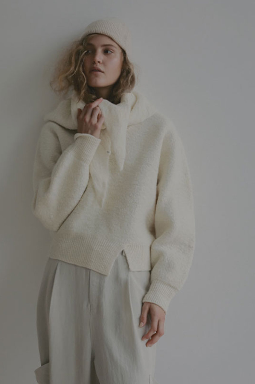 ETRE TOKYO(エトレトウキョウ)｜バンピーストールニットプルオーバー