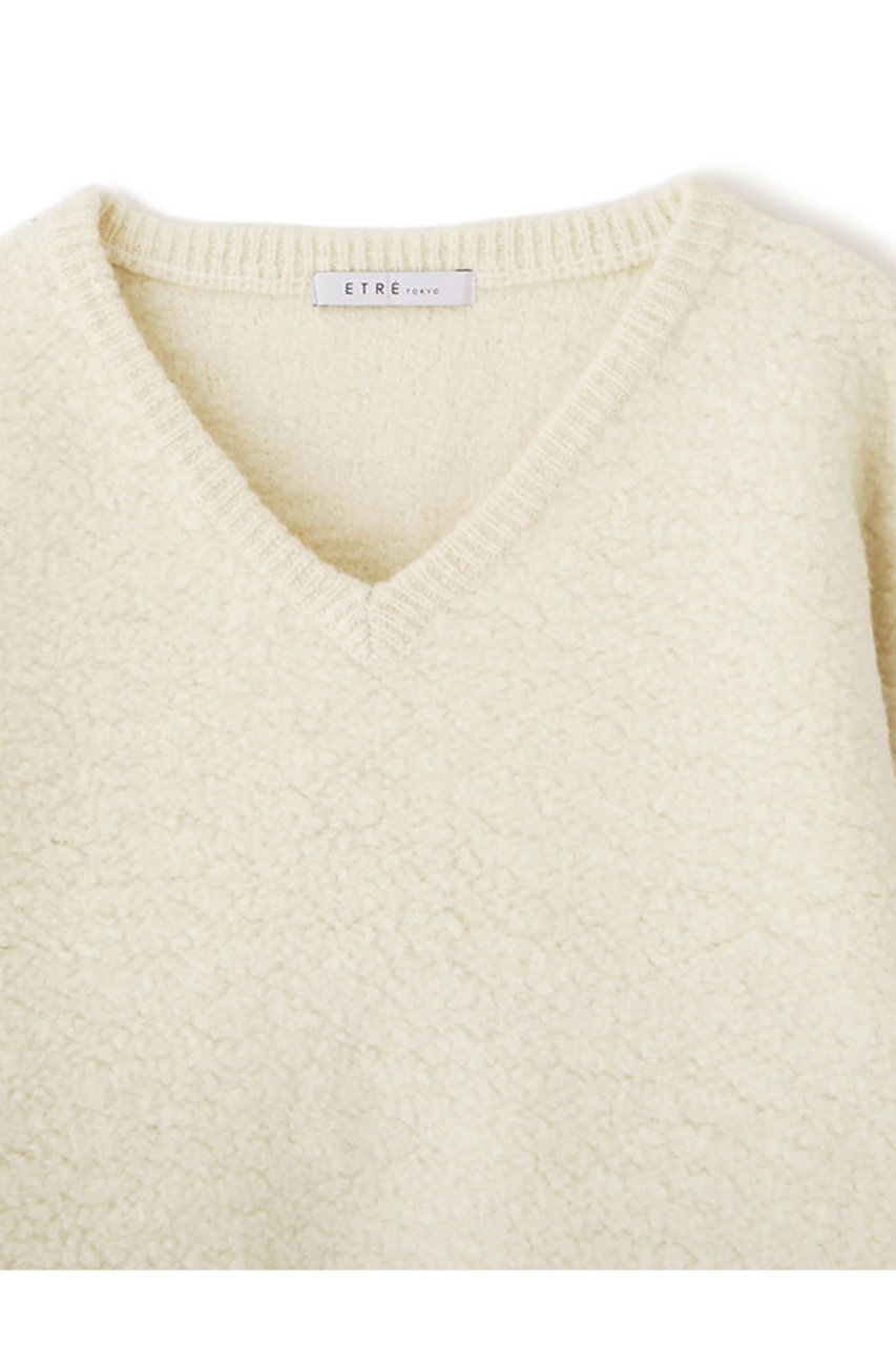 ETRE TOKYO(エトレトウキョウ)｜バンピーストールニットプルオーバー