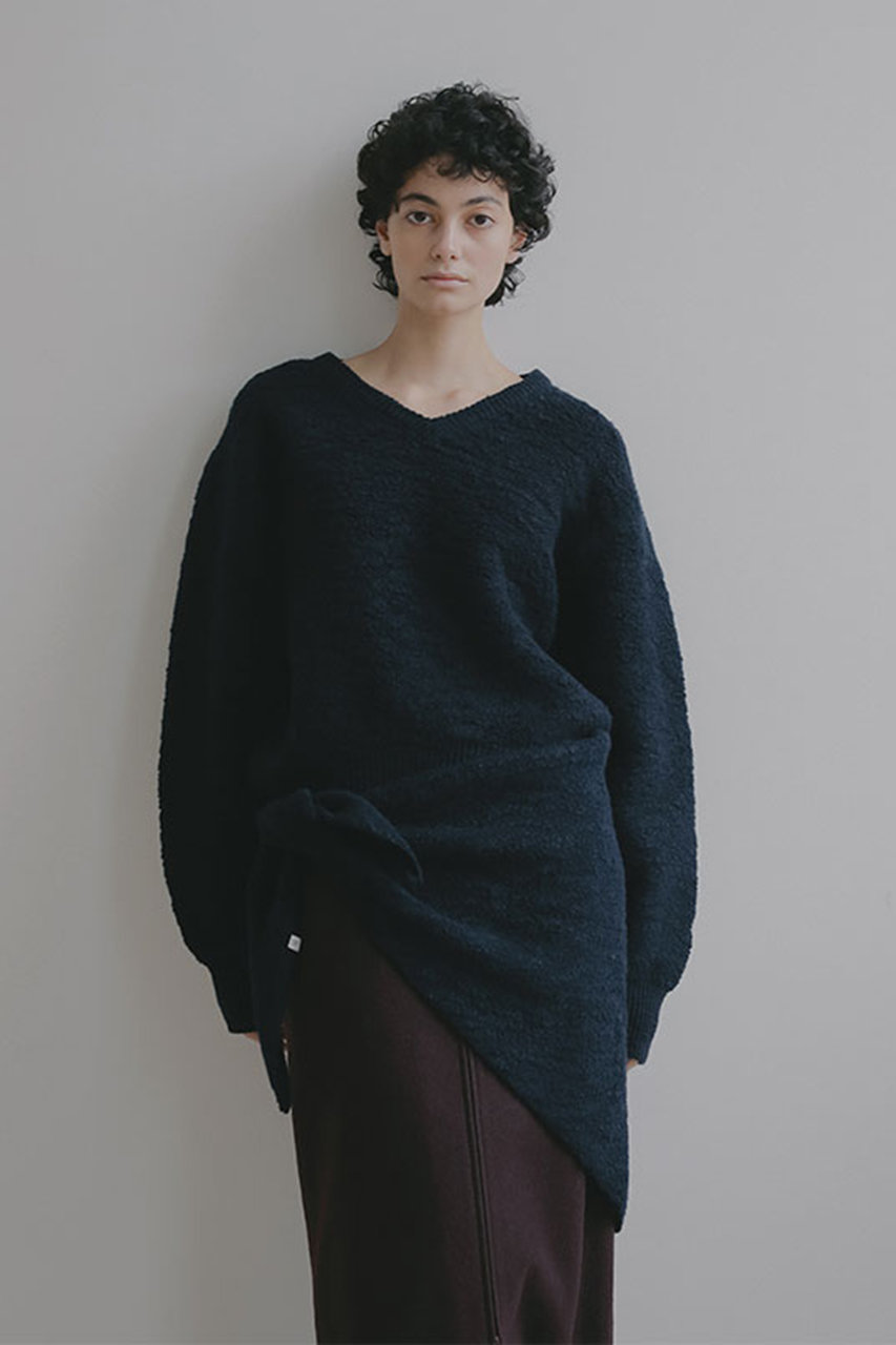 バンピーストールニットプルオーバー