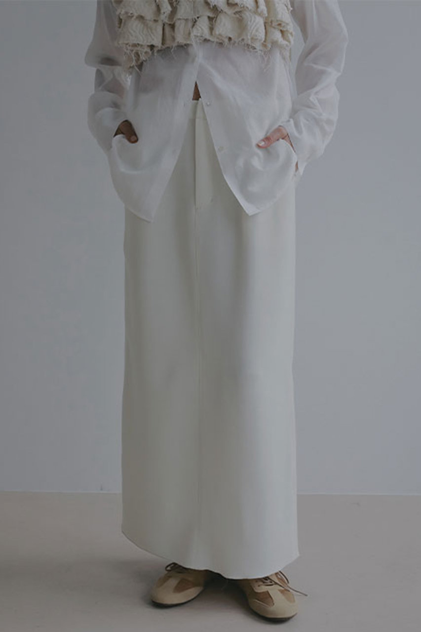 エトレトウキョウ/ETRE TOKYOの【予約販売】ダブルフェイスIラインスカート(アイボリー/1226121055-0)