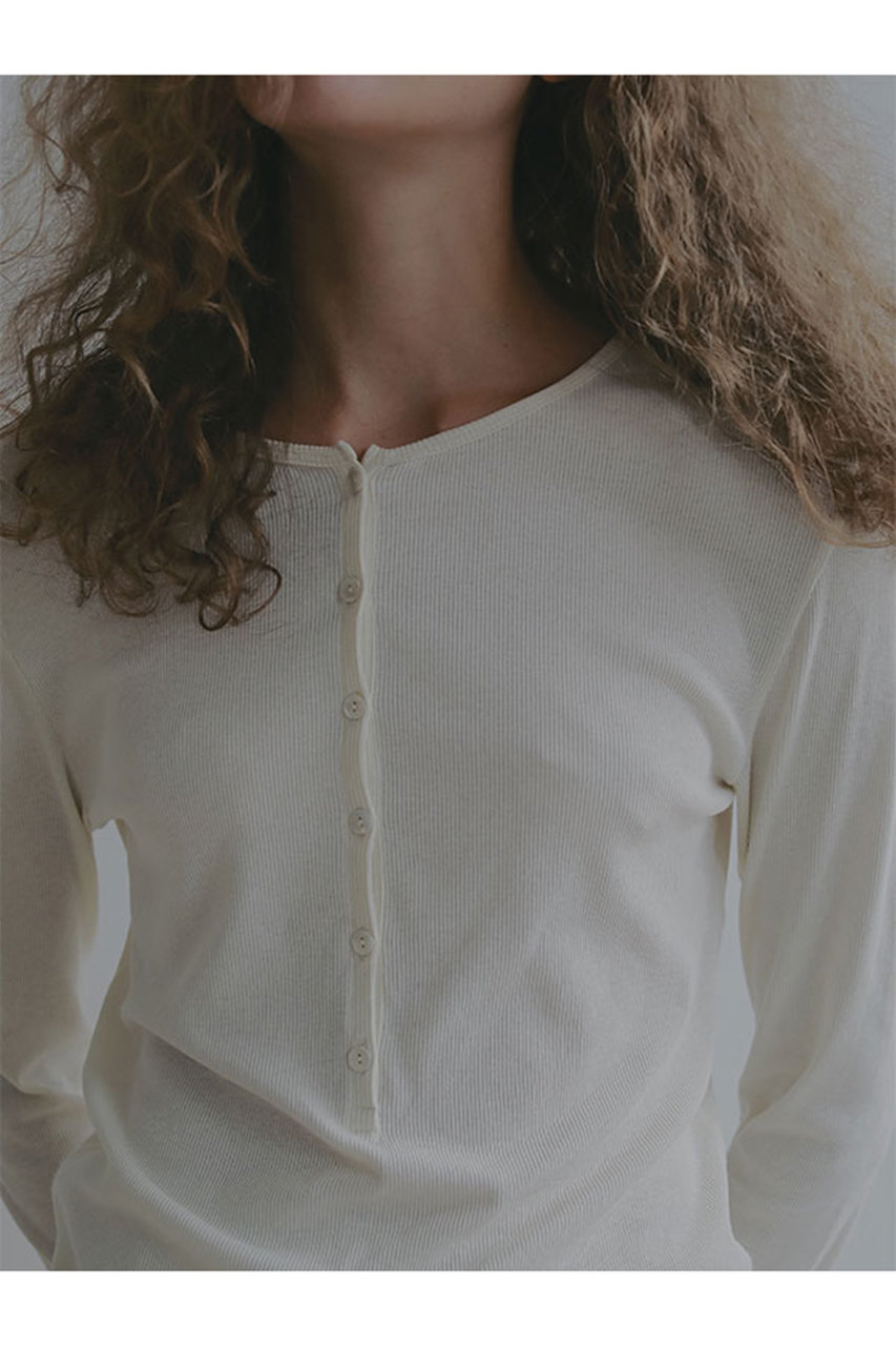 ETRE TOKYO(エトレトウキョウ)｜【予約販売】ヘンリーネックシアープル