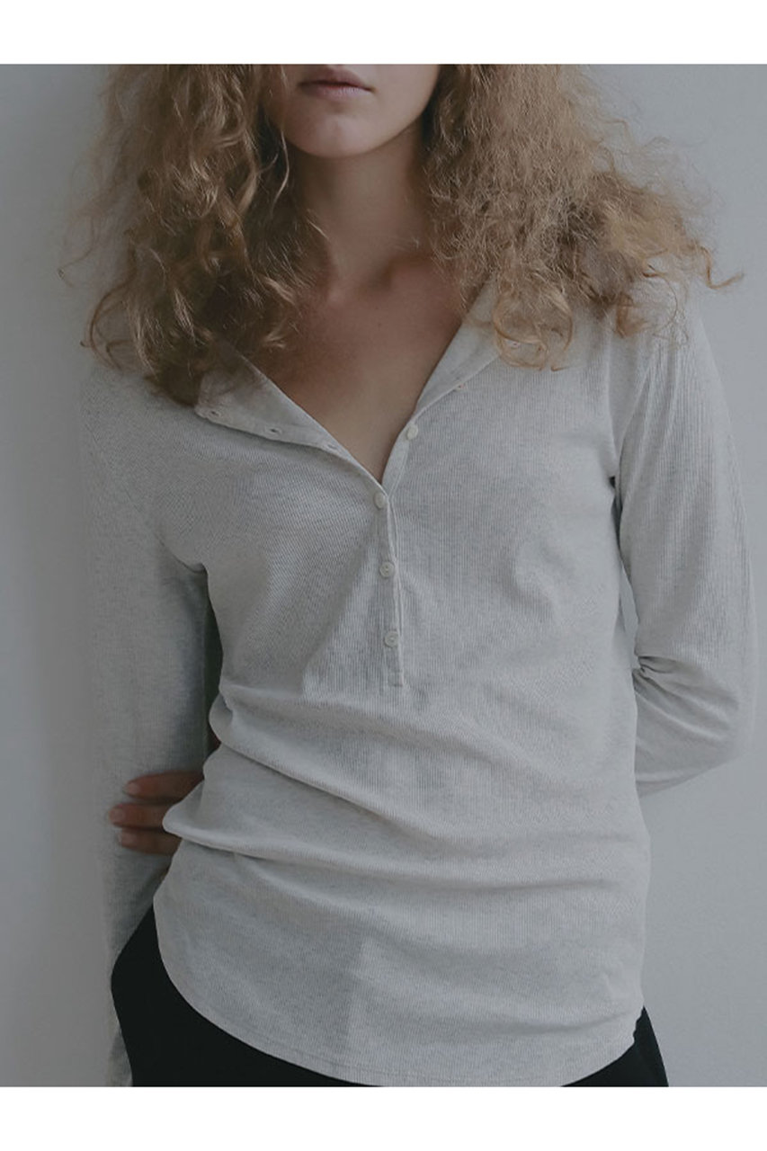 エトレトウキョウ/ETRE TOKYOの【予約販売】ヘンリーネックシアープルオーバー(グレー/1226212131-0)